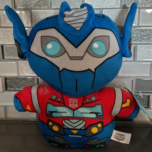 Transformers Rescue Bots Academy OPTIMUS PRIME Plush / Hasbro / 7” / BRAND NEW - Picture 3 of 15
